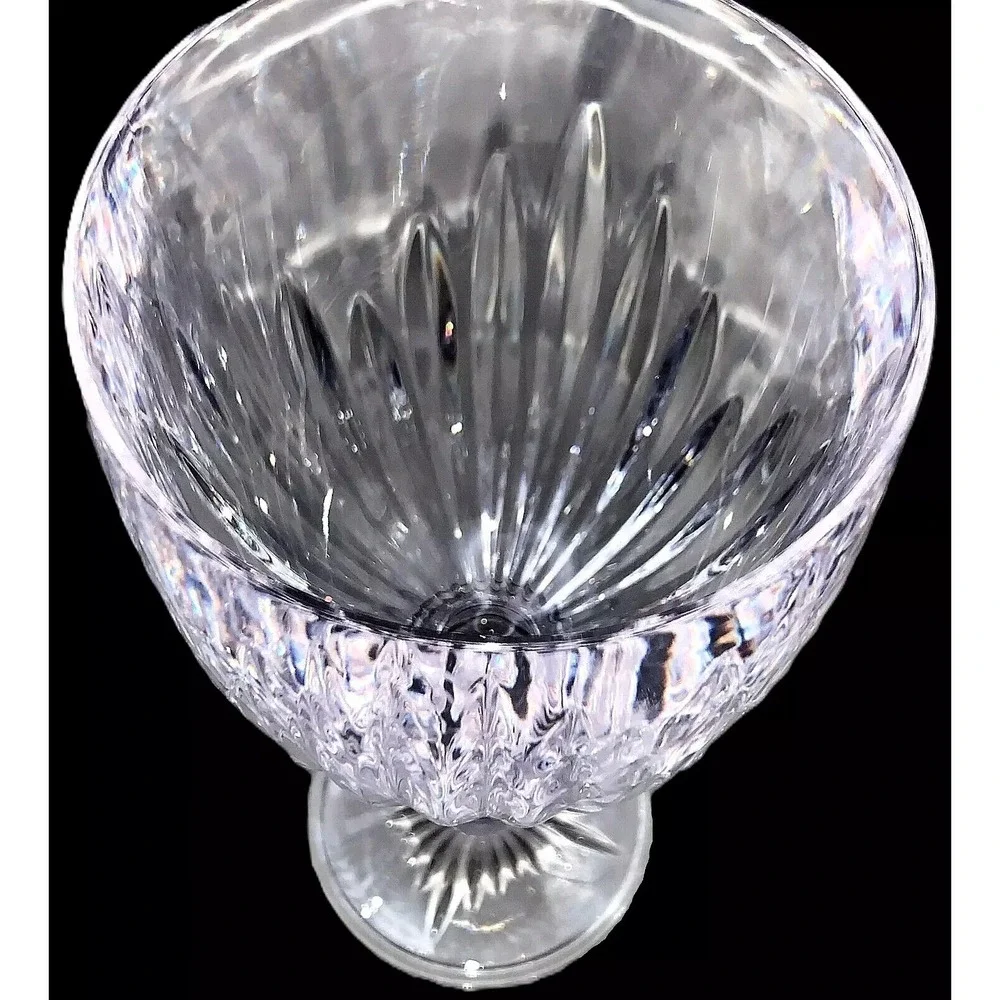 6 Unbreakable Acrylic Wine Water Goblets Glasses High-End / Heavy-Duty Quality